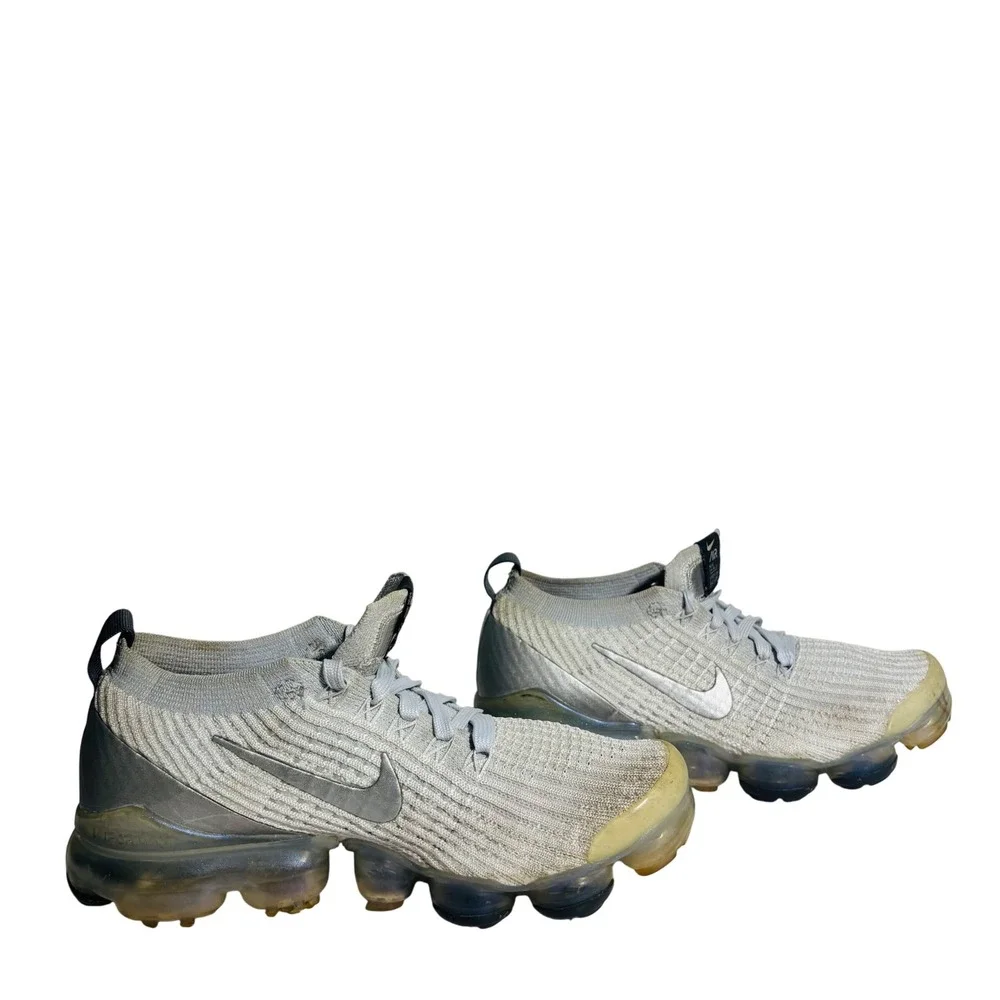 Nike Air VaporMax Flyknit 3 Pure Platinum 2019 AJ6910-100 Women's Sz‎ 7